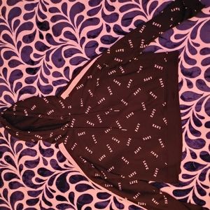 NoBo XL Black Cropped Sweatshirt